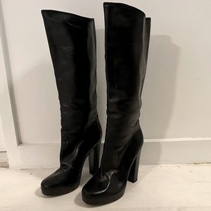 Lanvin platform boots